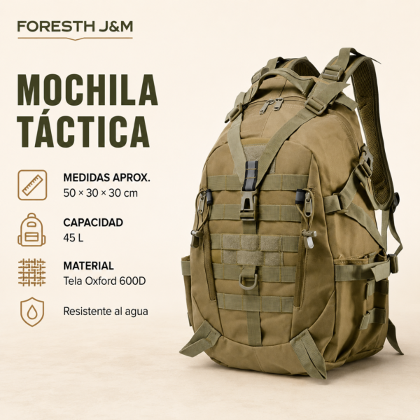 MOCHILA TACTICA 45L