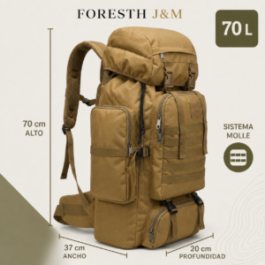 MOCHILA 90L MONTAÑERA