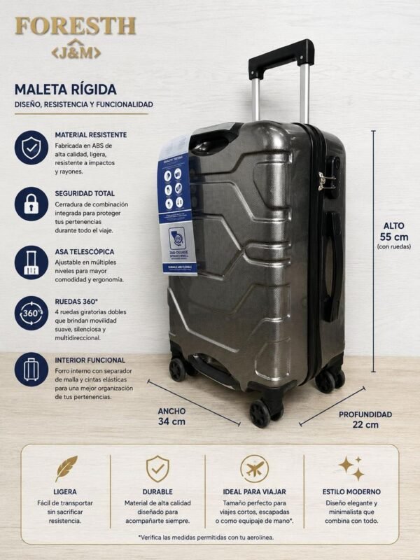 MALETA POLICARBONATO 10KG