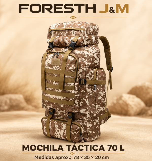 MOCHILA 90L MONTAÑERA