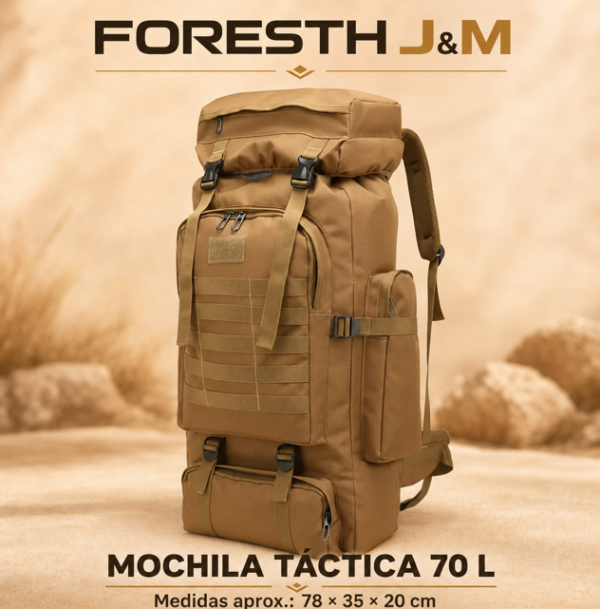 MOCHILA 90L MONTAÑERA