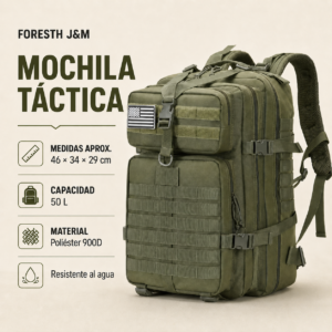 MOCHILA 50L TACTICA