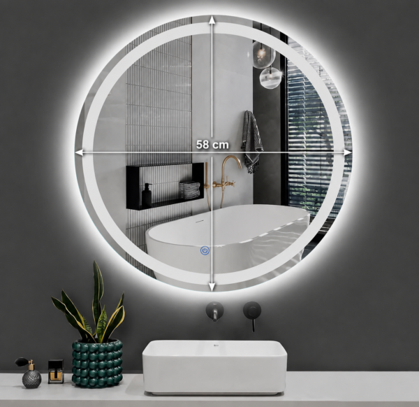ESPEJO DE BAÑO OVALADO / REDONDO LED
