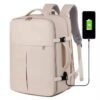 MOCHILA VIAJERA EXPANDIBLE SEMI IMPERMEABLE