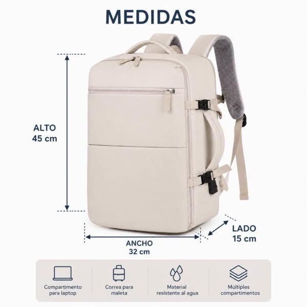 MOCHILA ECONOMICA VIAJERA EXPANDIBLE