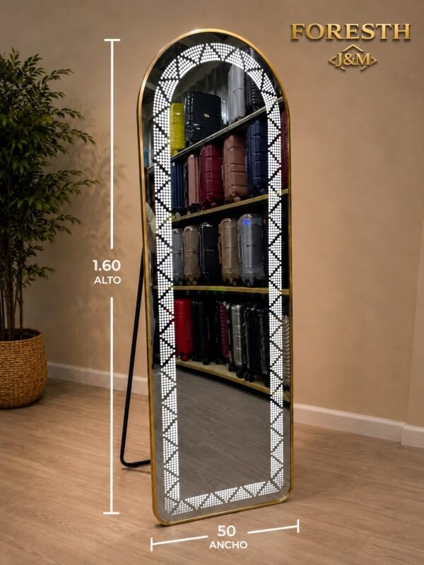 ESPEJO LED OVALADO 1.60 CM X 50 CM