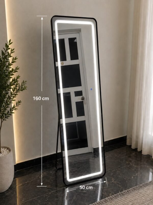 ESPEJO LED CUADRADO 1.60 CM X 50 CM