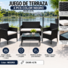 JUEGOS DE TERRAZA 4 PIEZAS
